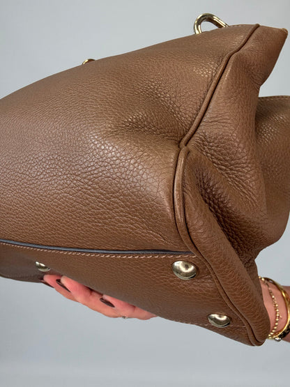 Gucci Bamboo Shopper Tote -Brown