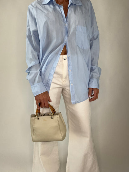 Gucci Bamboo Shopper Tote - Small - Cream