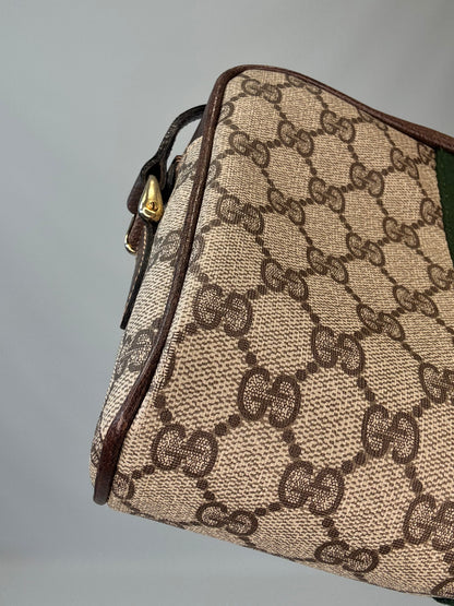 Gucci GG Supreme Monogram Canvas Ophidia Crossbody Bag - Vintage