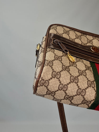 Gucci GG Supreme Monogram Canvas Ophidia Crossbody Bag - Vintage