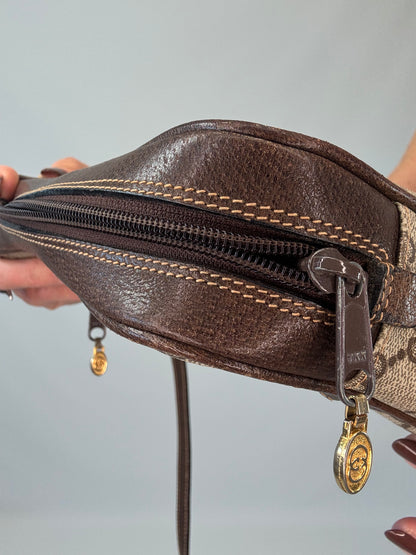Gucci GG Supreme Monogram Canvas Ophidia Crossbody Bag - Vintage