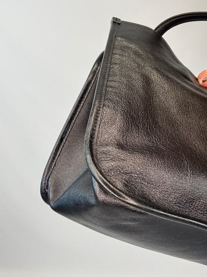 Gucci Horsebit 1955 Leather Tote - Black