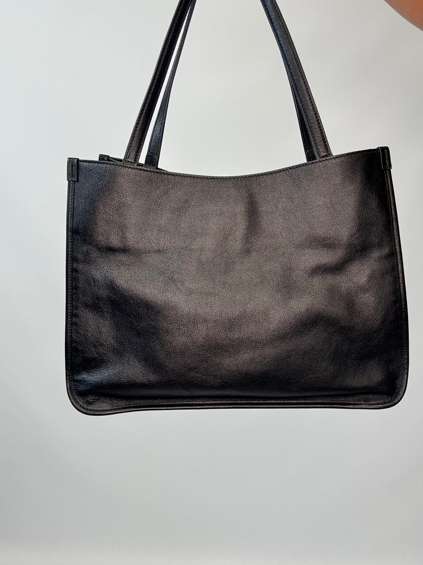 Gucci Horsebit 1955 Leather Tote - Black