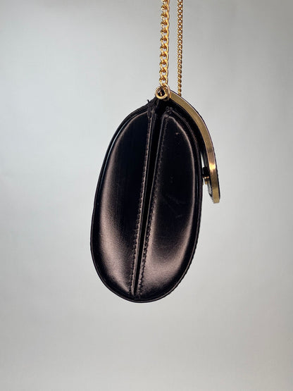 Gucci Interlocking Chain Shoulder Bag - Vintage - Black