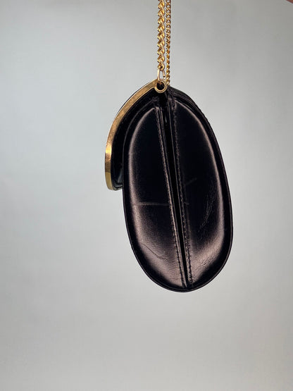 Gucci Interlocking Chain Shoulder Bag - Vintage - Black