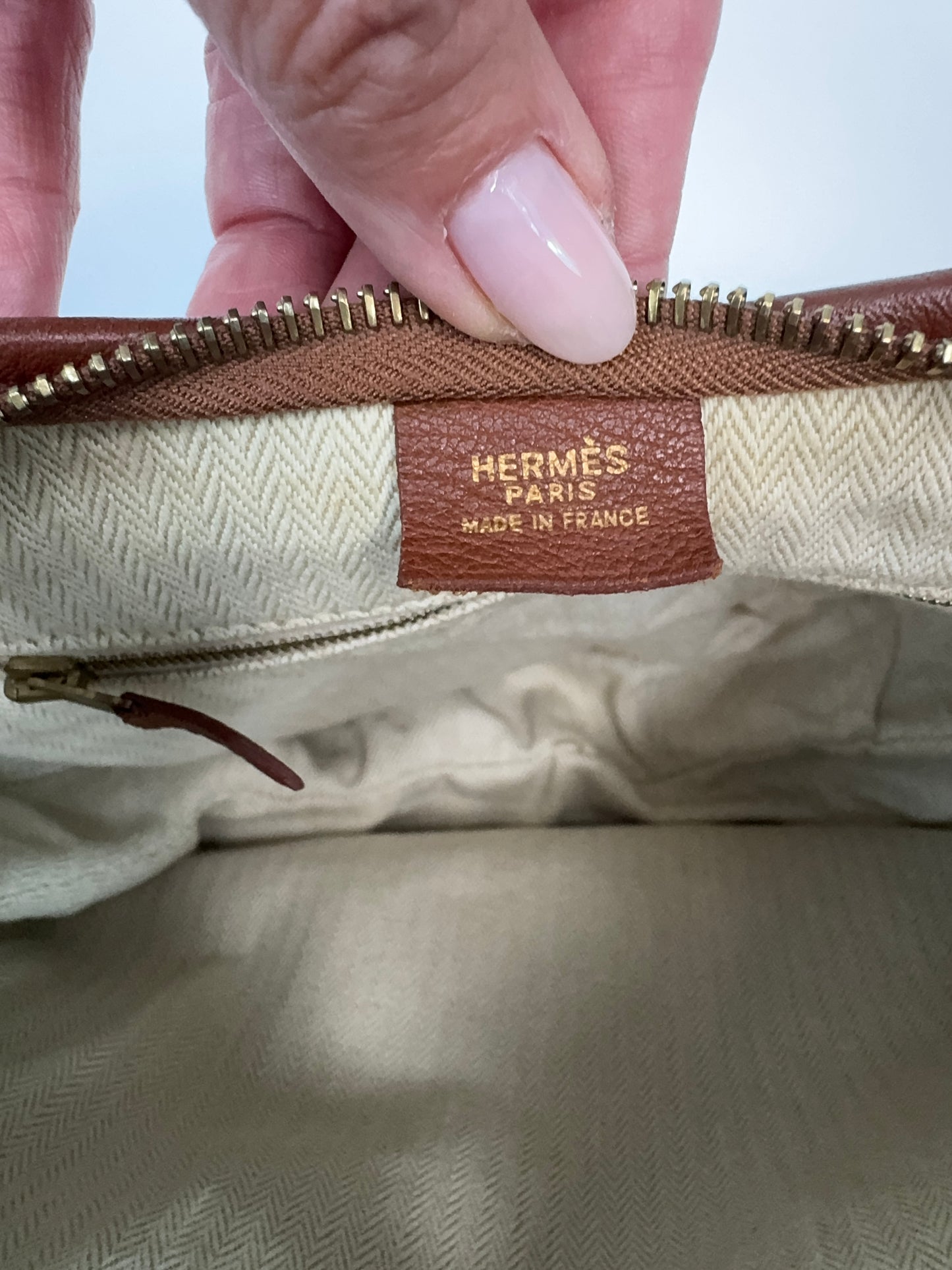 Hermés Clemence Gao Hobo - Dark Brown