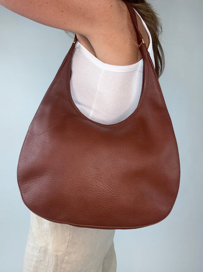 Hermés Clemence Gao Hobo - Dark Brown