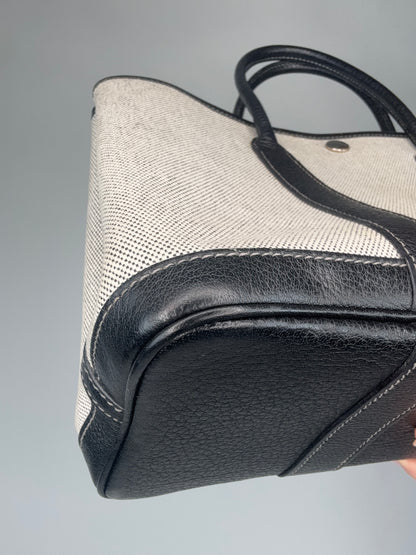 Hermés Toile Garden Party 30 TPM - Black Negonda / Ecru