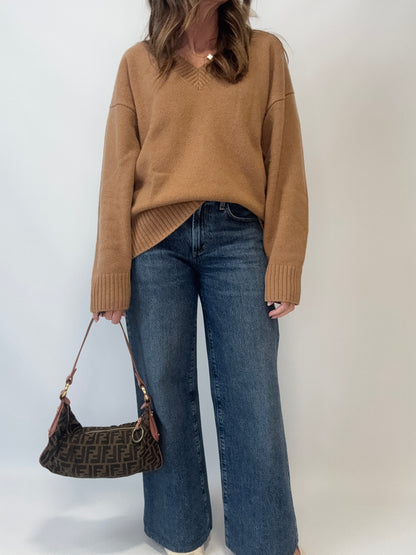 Fendi Zucca Hobo Shoulder Bag