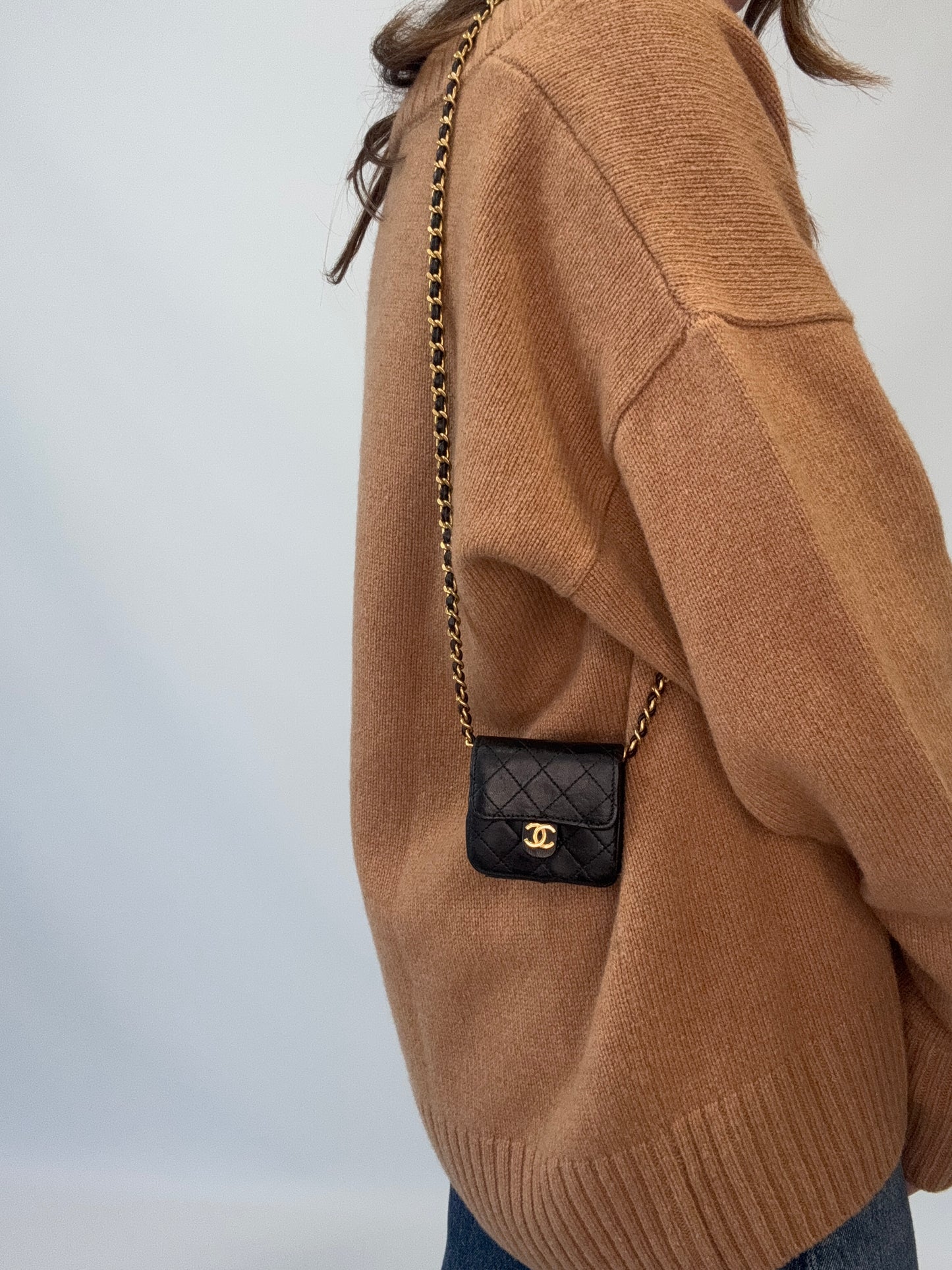 Chanel Micro CC Matelasse Chain Bag