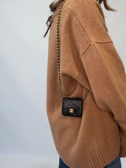 Chanel Micro CC Matelasse Chain Bag