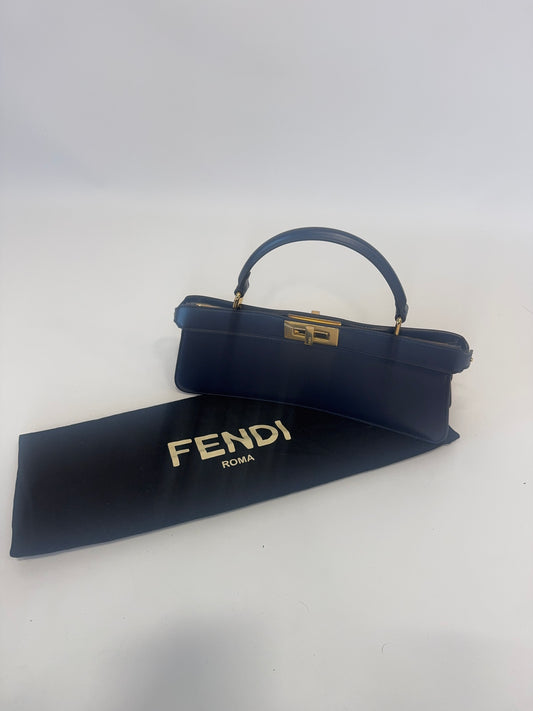 Fendi East West Peekaboo Bag- Navy