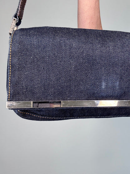 Fendi Denim Vintage Baguette