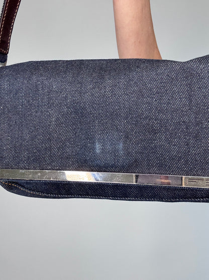 Fendi Denim Vintage Baguette