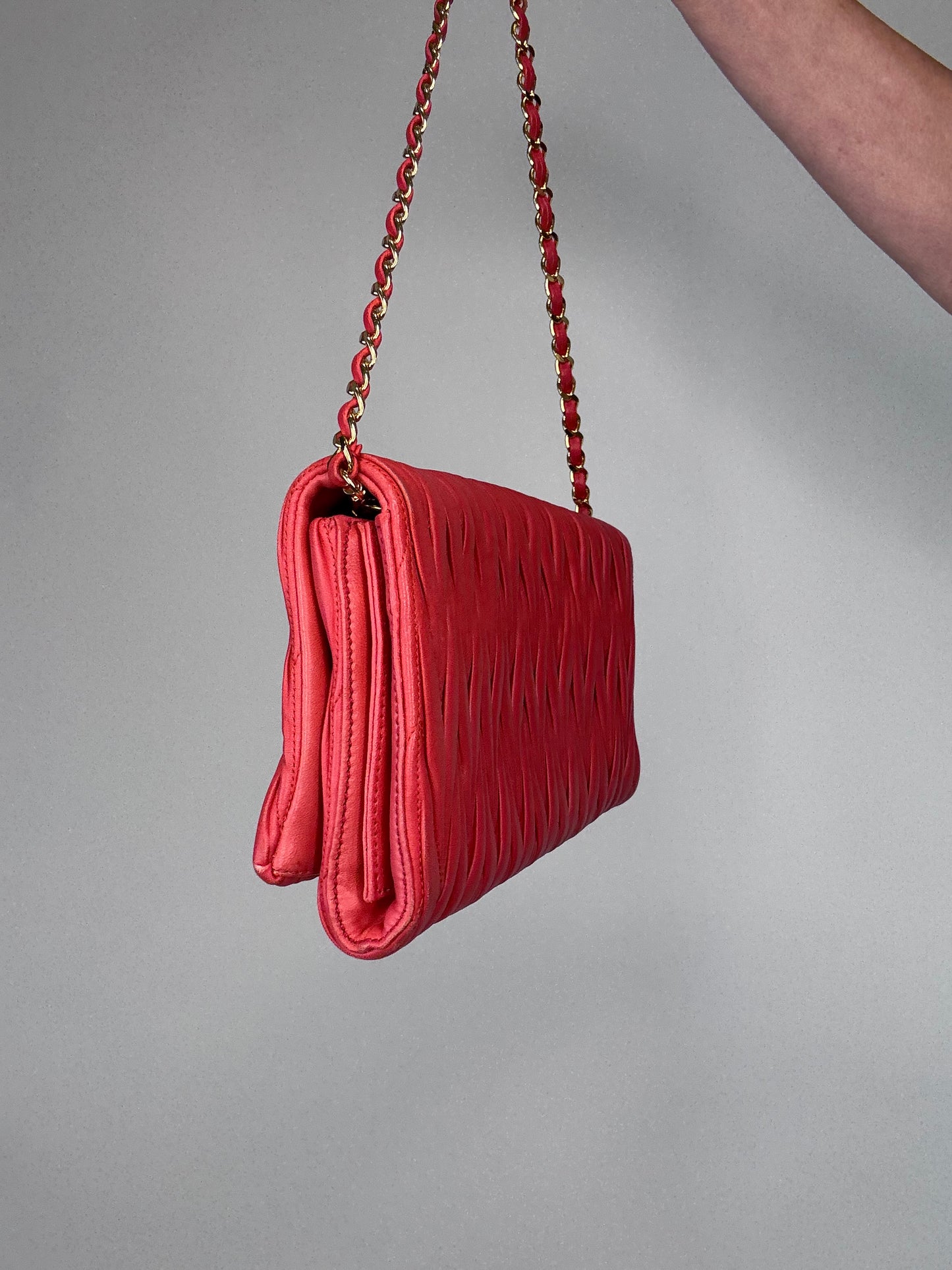 Miu Miu Matelasse Two Way Bag
