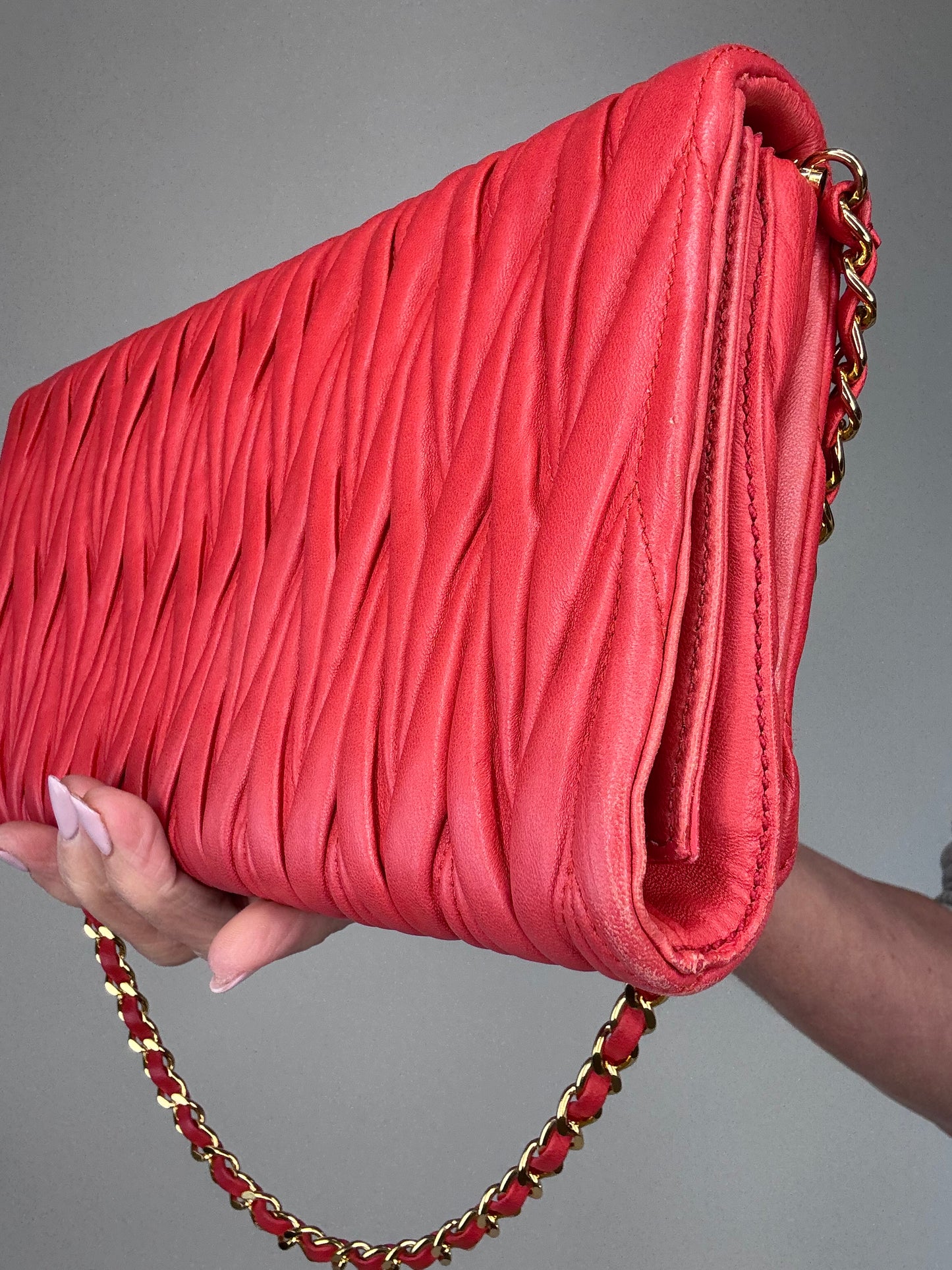 Miu Miu Matelasse Two Way Bag