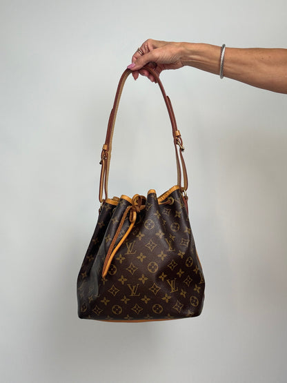 Louis Vuitton Vintage Monogram Petit Noé Bucket Bag