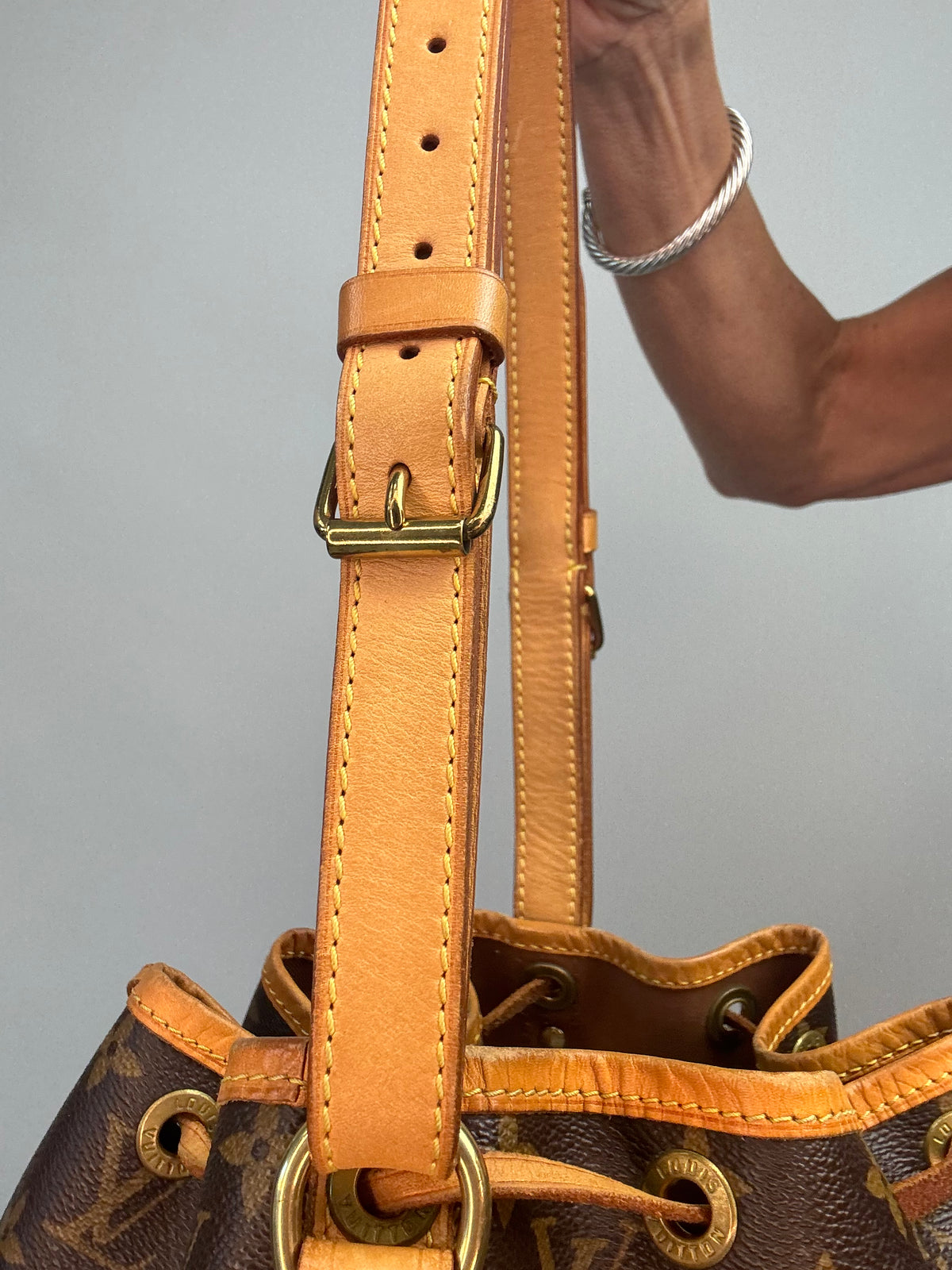 Louis Vuitton Vintage Monogram Petit Noé Bucket Bag