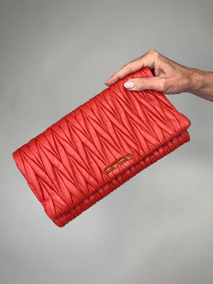 Miu Miu Matelasse Two Way Bag