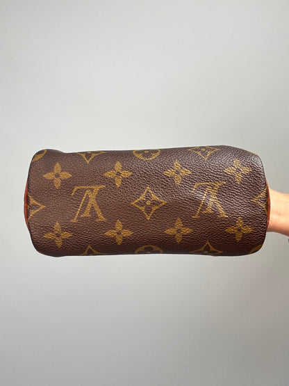 Louis Vuitton 1991 Monogram Mini Speedy HL with Shoulder Strap