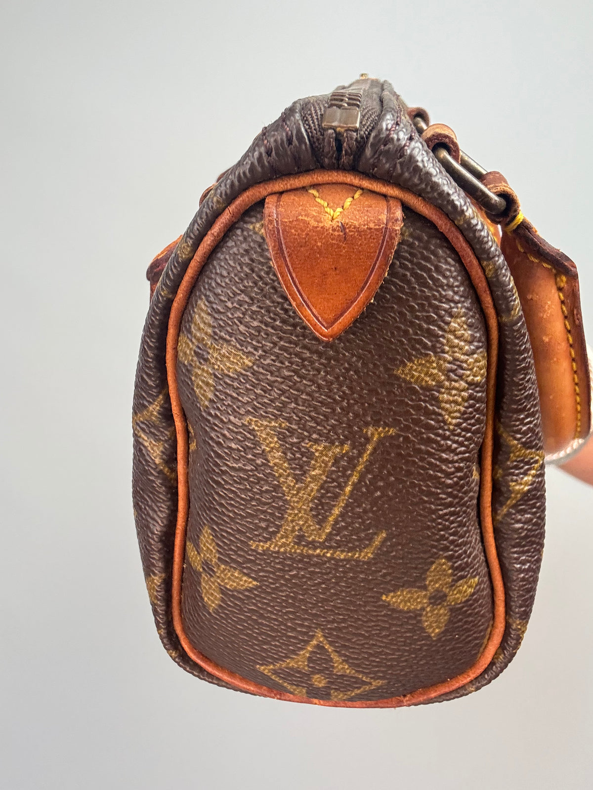 Louis Vuitton 1991 Monogram Mini Speedy HL with Shoulder Strap