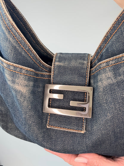 Fendi Denim Baguette-Vintage