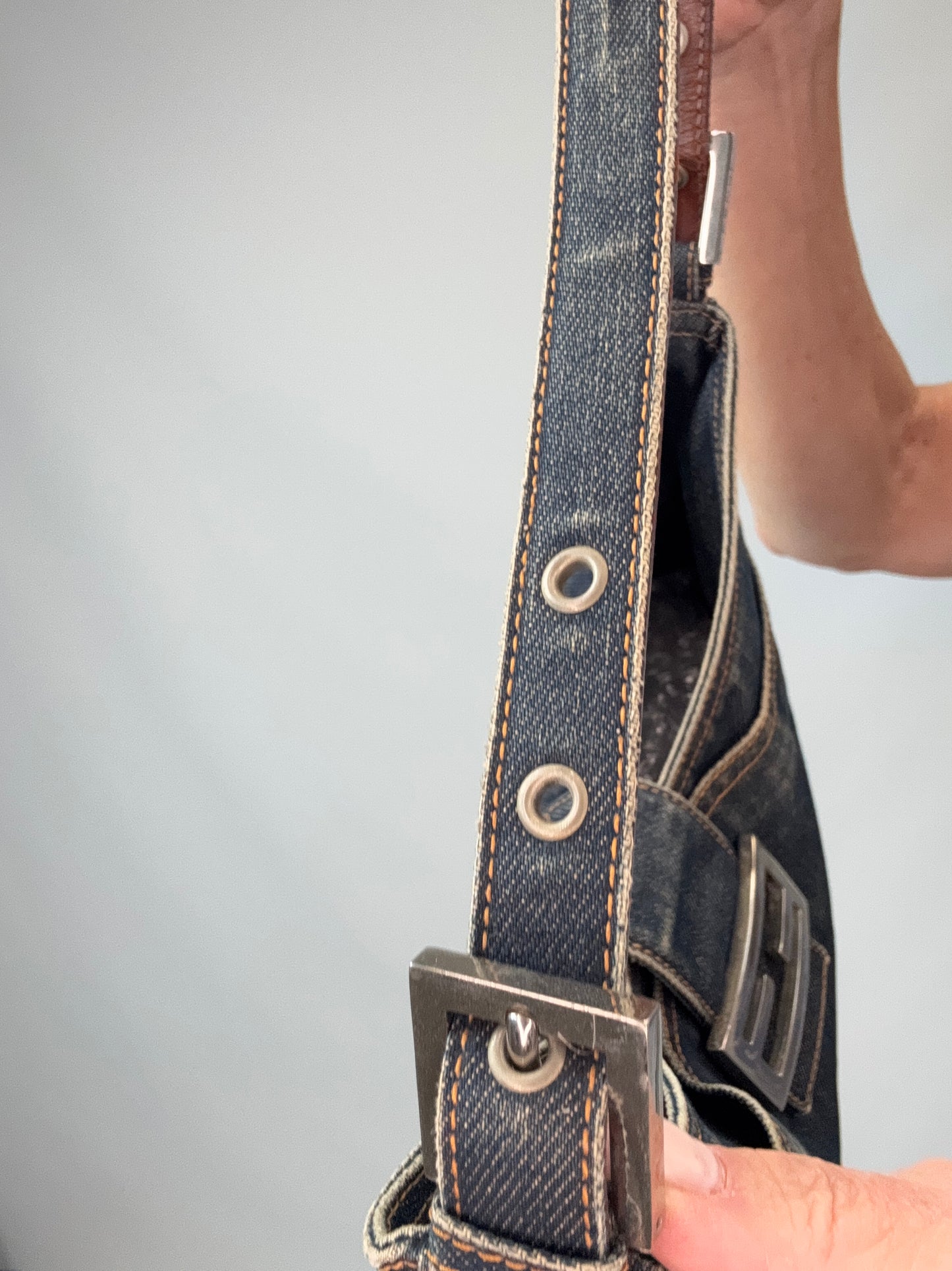 Fendi Denim Baguette-Vintage