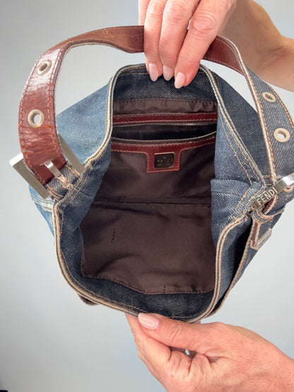 Fendi Denim Baguette-Vintage