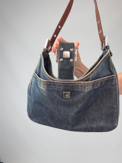 Fendi Denim Baguette-Vintage