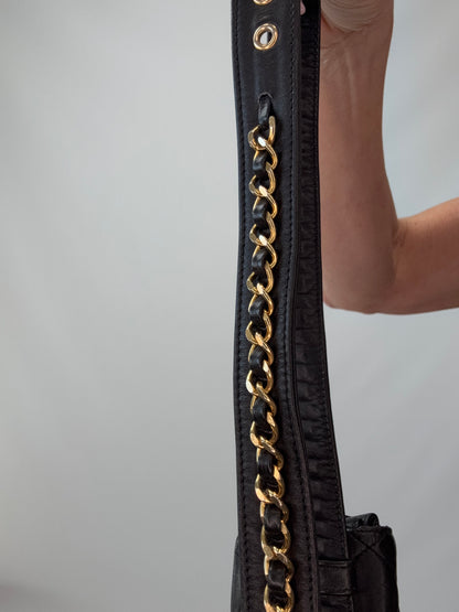 Chanel Vintage Turn Lock Belt Bag