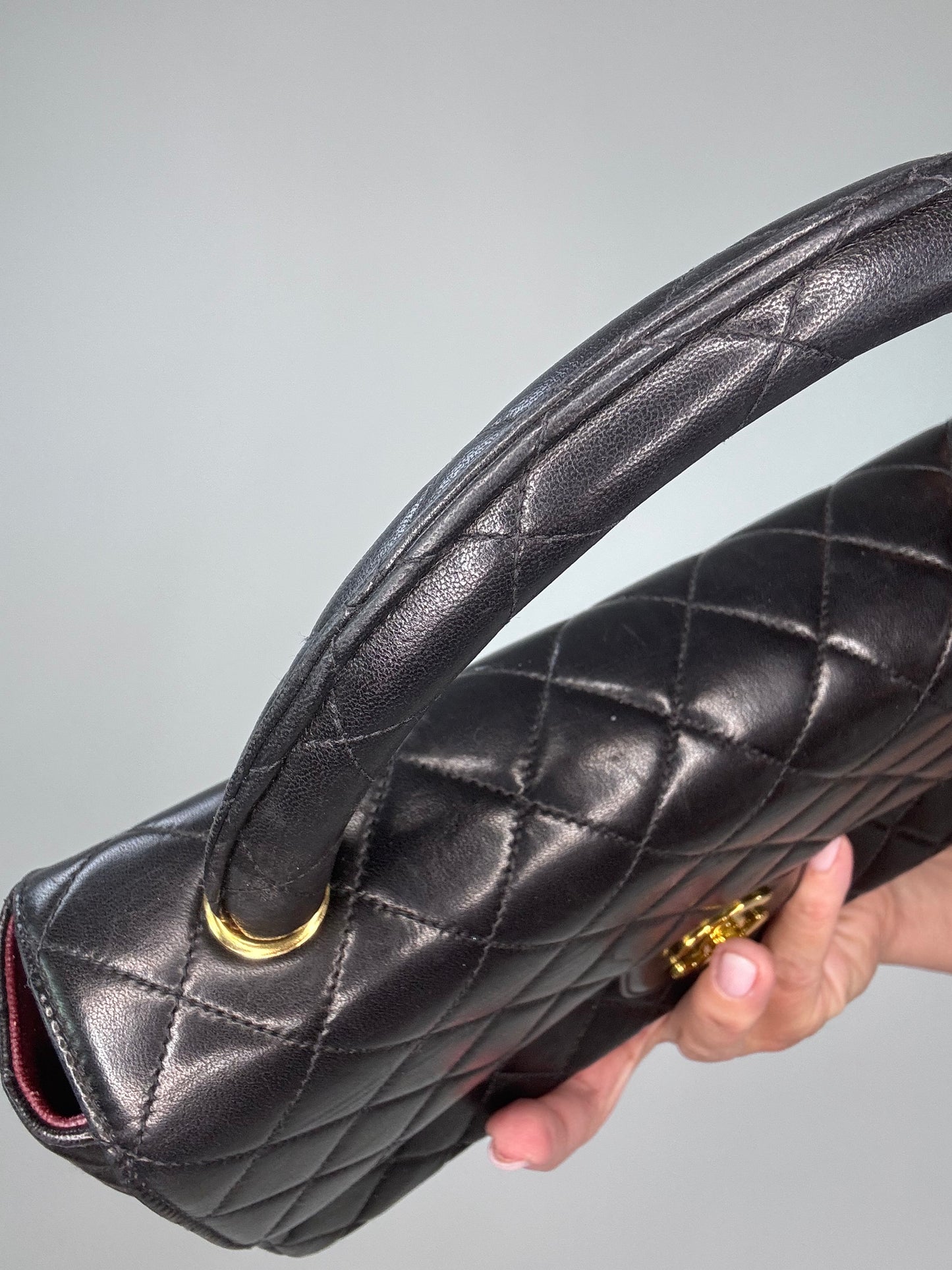 Chanel Parent Child Matrasse Kelly Flap Bag Set