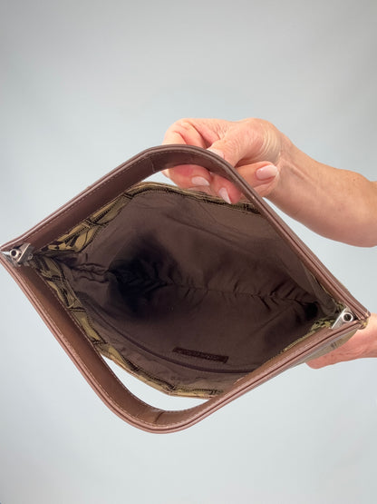 Chanel Travel Clutch – CC Monogram Jacquard & Leather