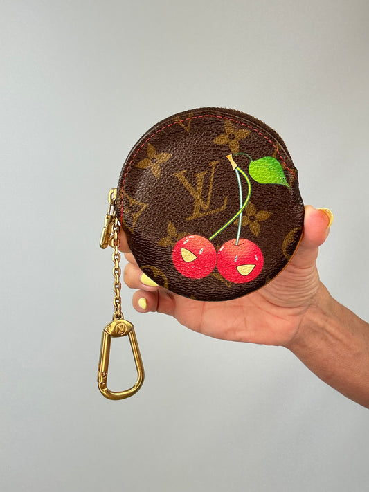 Louis Vuitton x Takashi Murakami Cherry Coin Case