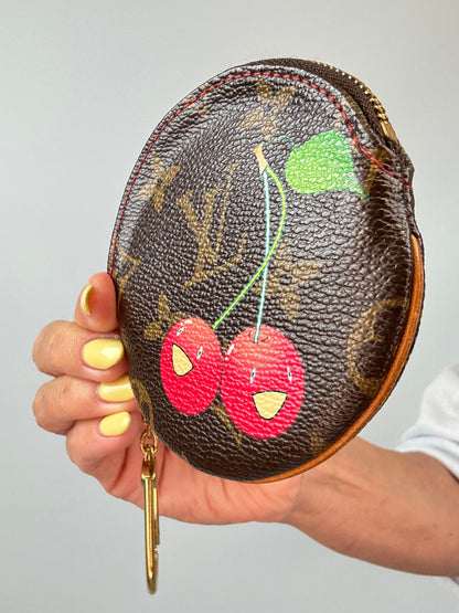 Louis Vuitton x Takashi Murakami Cherry Coin Case