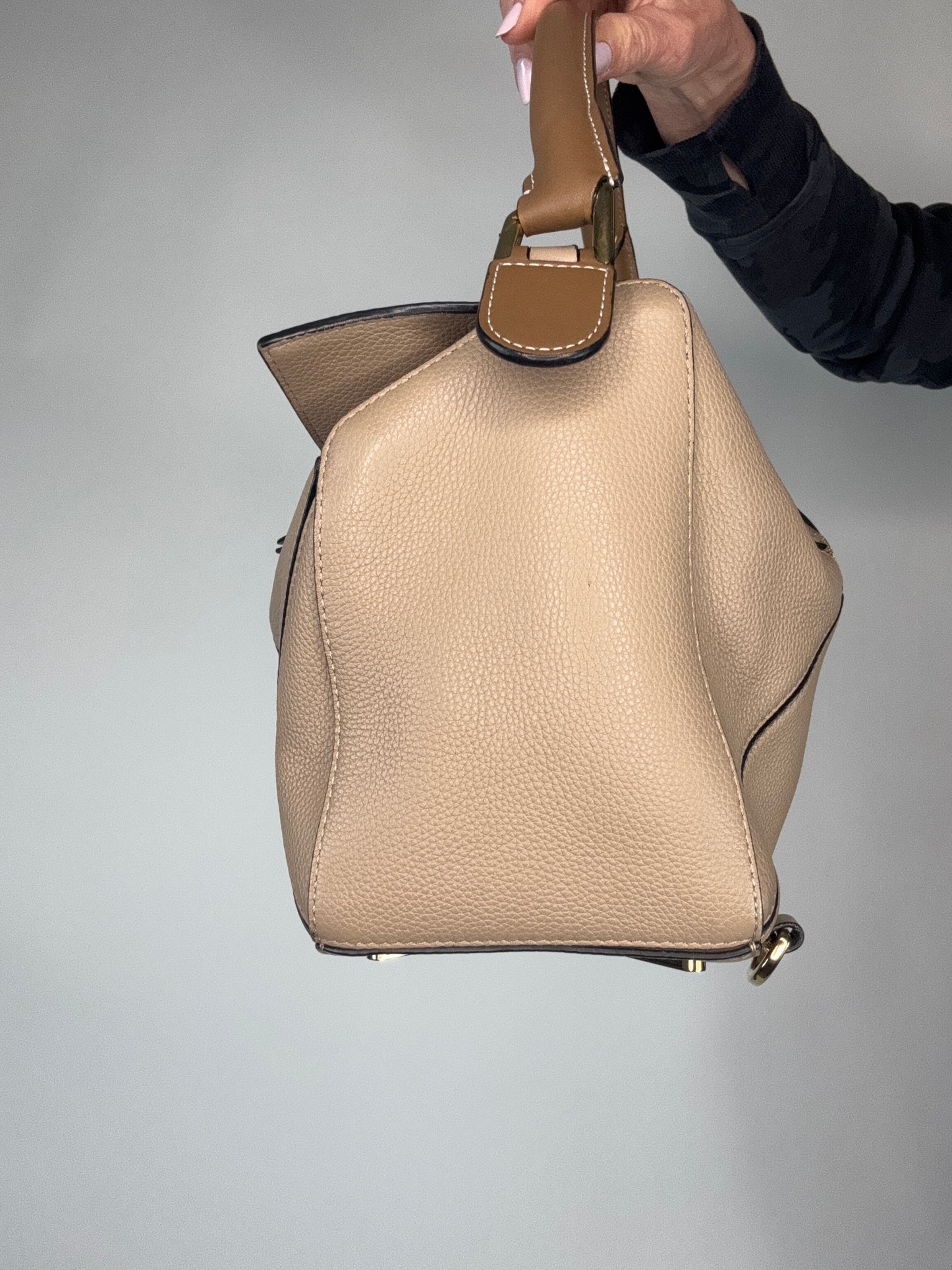 Loewe Puzzle Medium Grained Leather Two Way Bag
