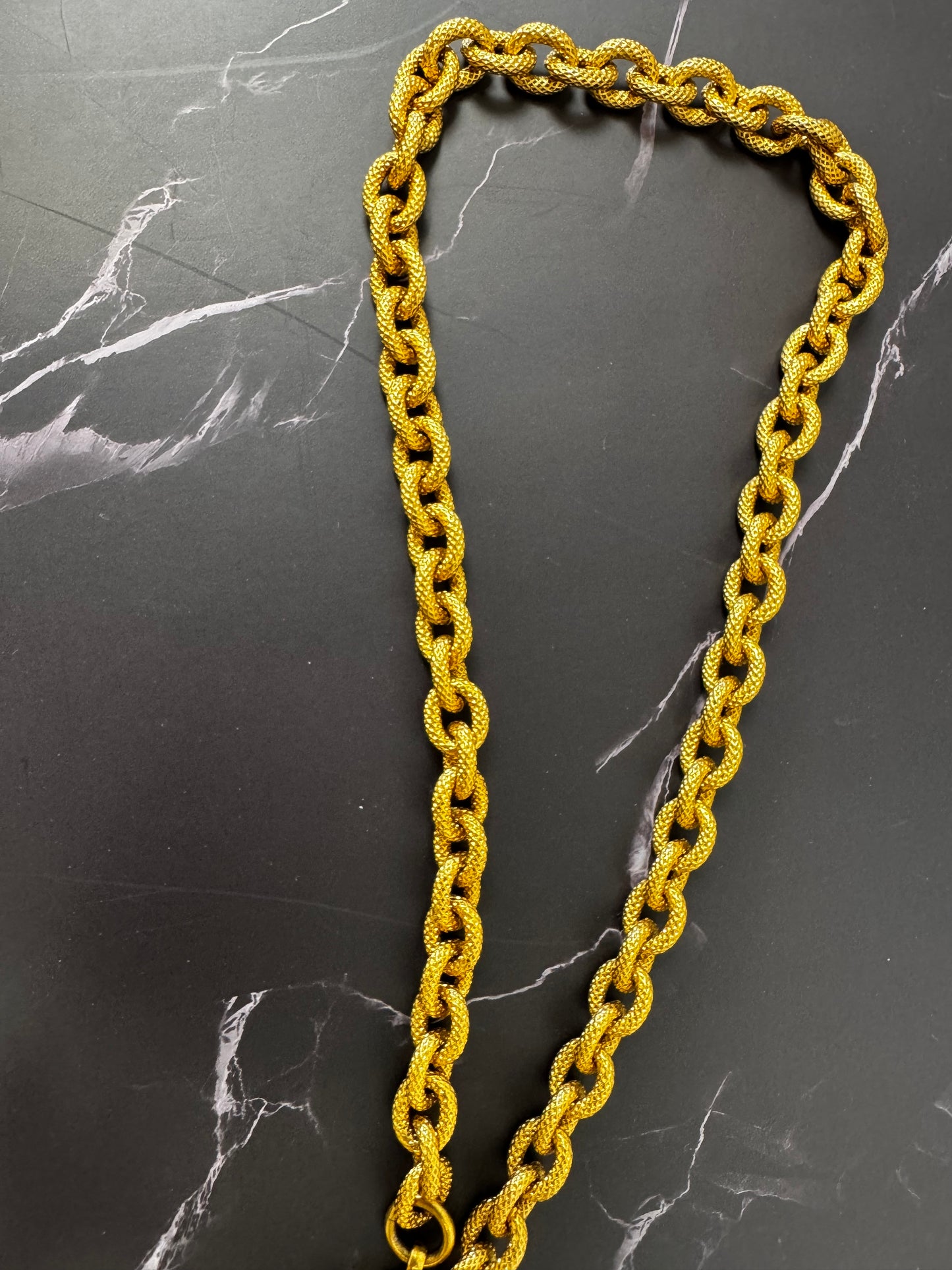 Chanel Vintage CoCo LAVA Pendant
