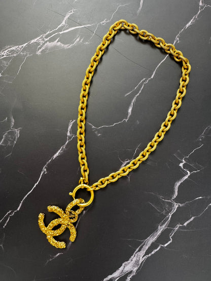 Chanel Vintage CoCo LAVA Pendant