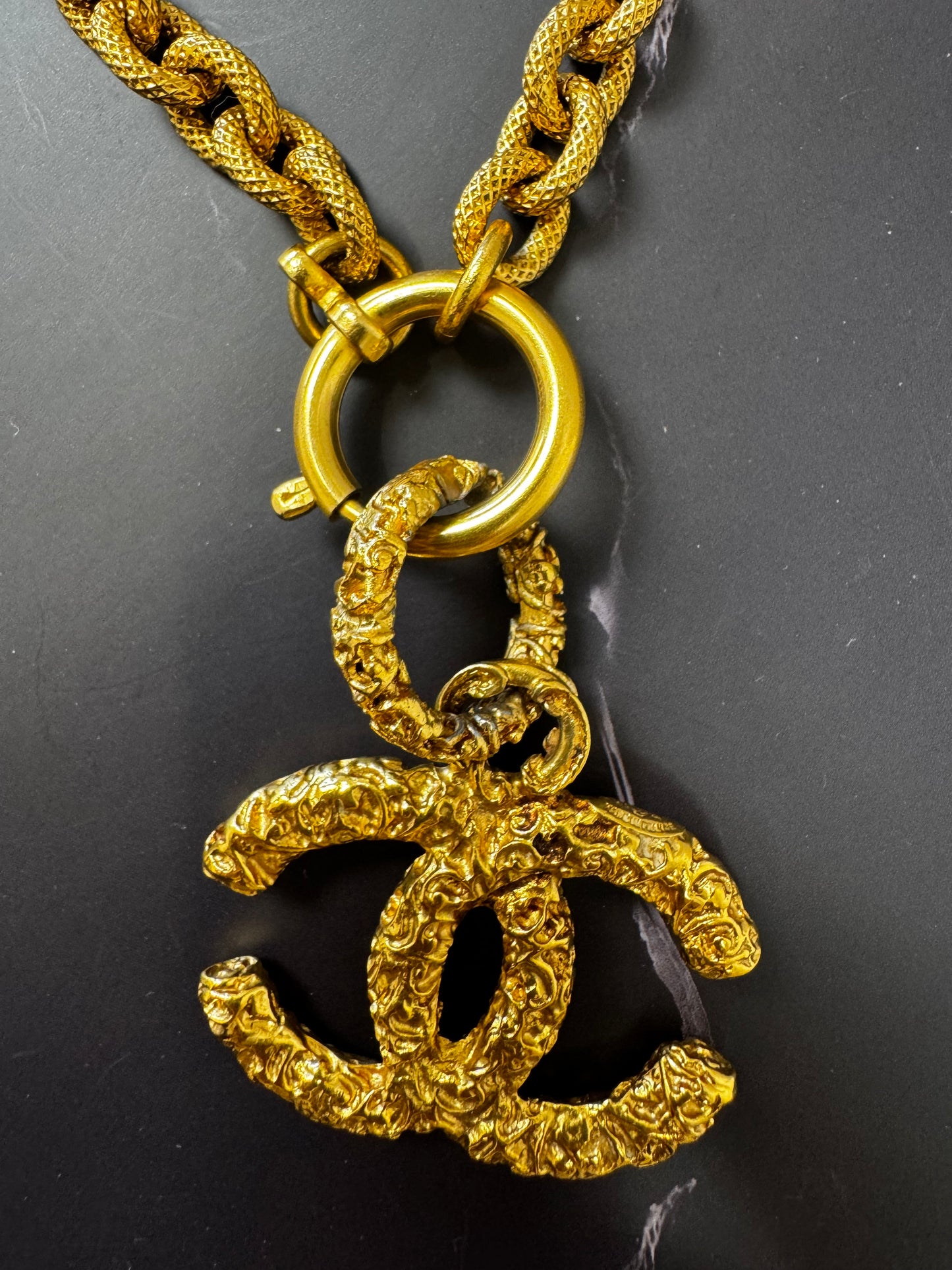 Chanel Vintage CoCo LAVA Pendant
