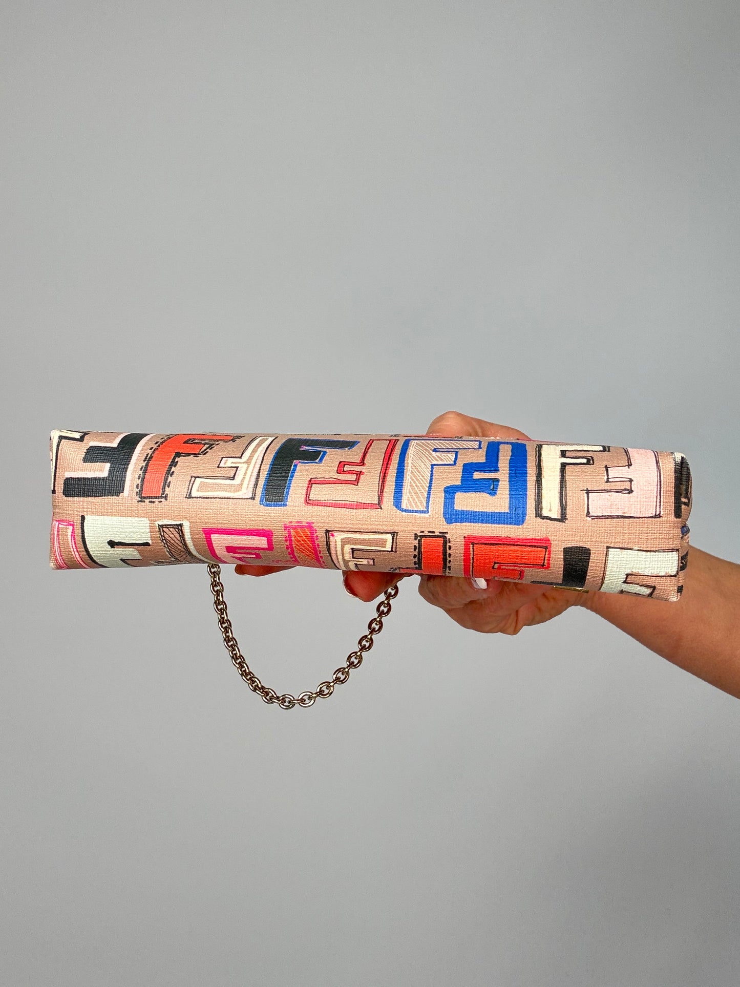 Fendi Spalmati Multi Color Pochette