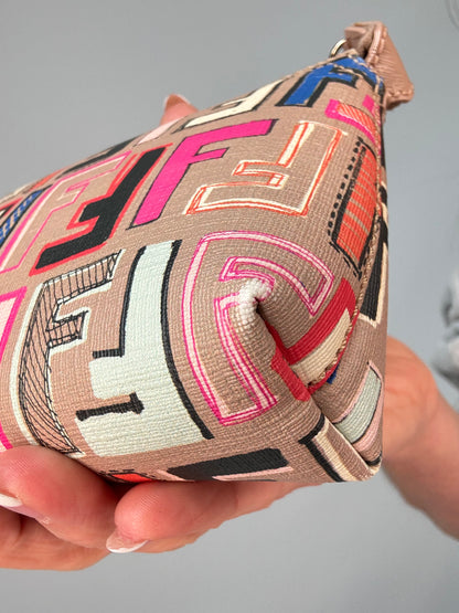 Fendi Spalmati Multi Color Pochette