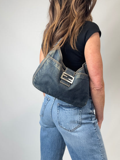 Fendi Denim Baguette-Vintage