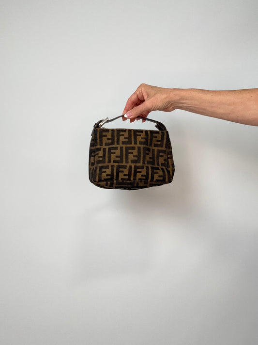 Fendi Zucca Pouch Bag