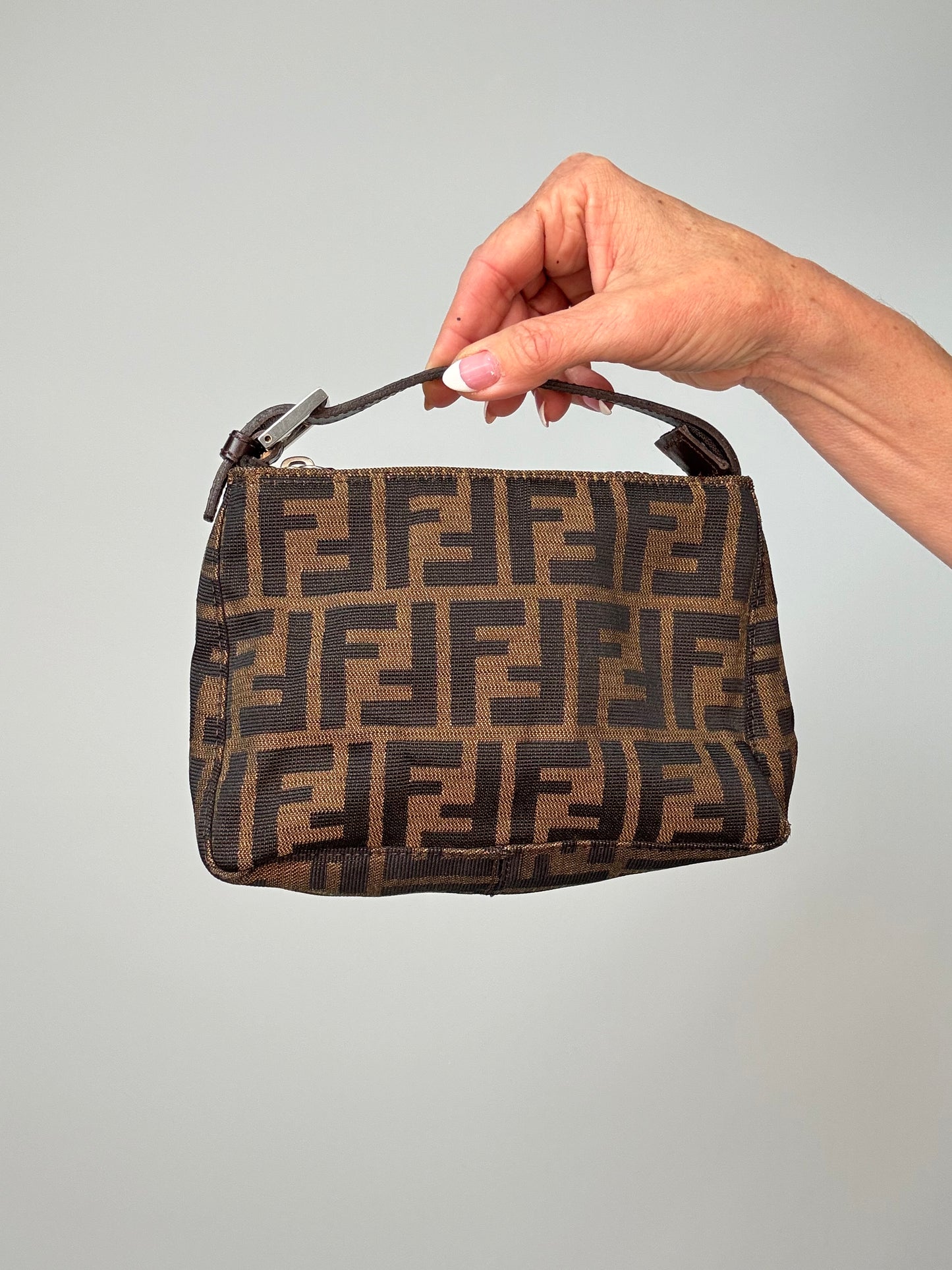 Fendi Zucca Pouch Bag