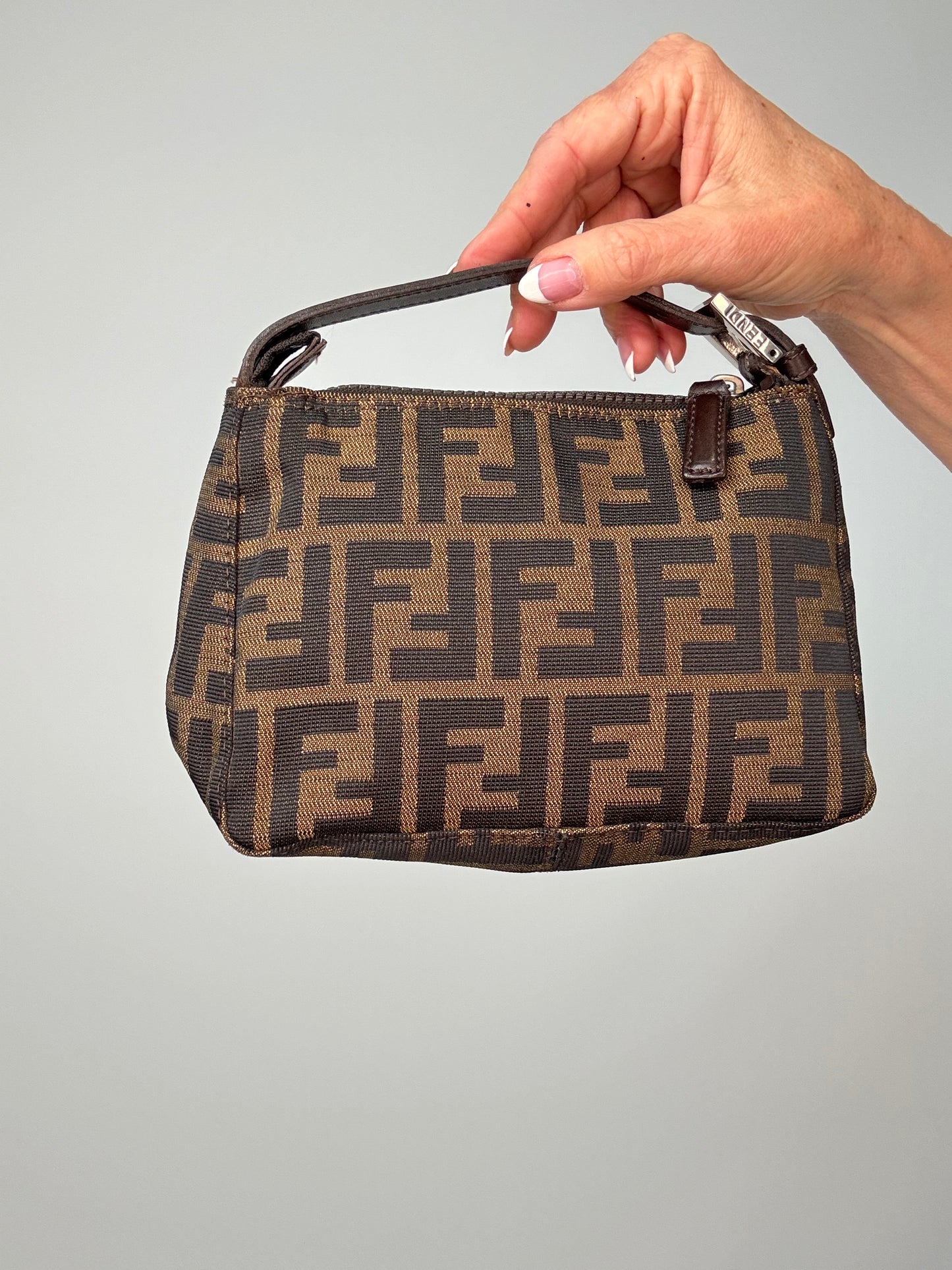 Fendi Zucca Pouch Bag