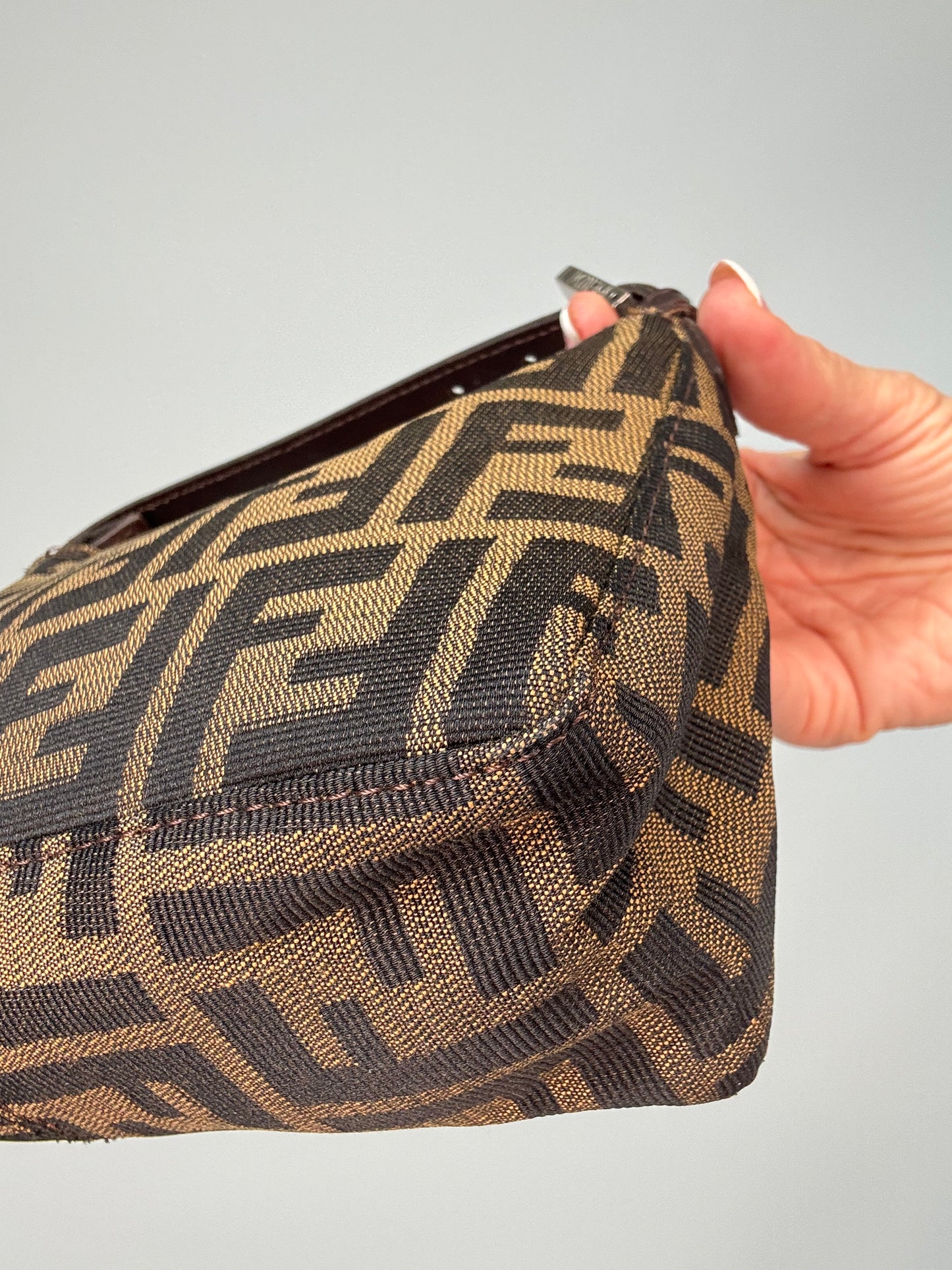 Fendi Zucca Pouch Bag