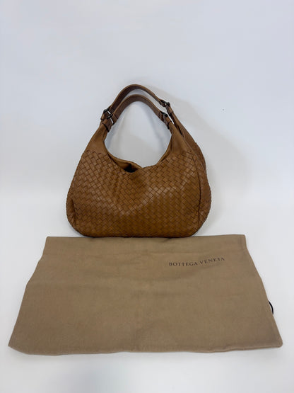 Bottega Veneta Intrecciato Campana Hobo -Brown