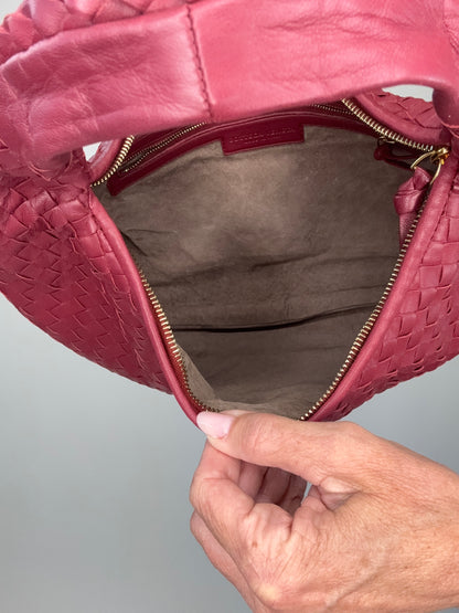 Bottega Veneta Intrecciato Hobo Vintage Bag With Mirror
