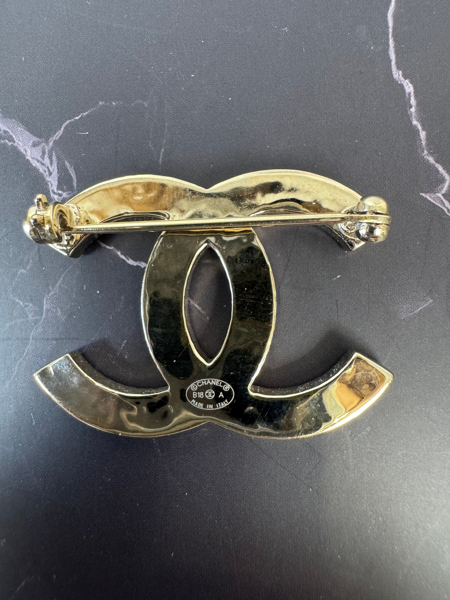 Chanel Multi Stone Brooch