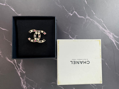 Chanel Multi Stone Brooch