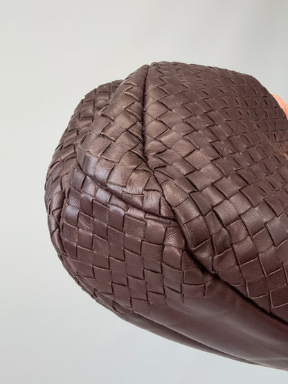 Bottega Veneta Intrecciato Campana Medium Brown-Vintage